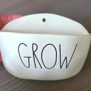 Rae Dunn Grow hanging planter